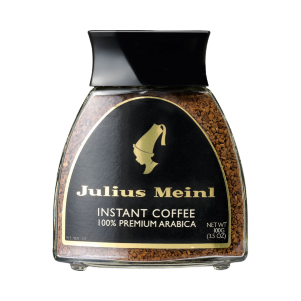 304406 Julius Meinl Instant Coffee, Premium Arabica, Löskaffee 100 Gramm Glas